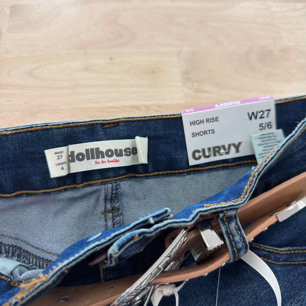 dollhouse Women Size 27 Blue New Shorts