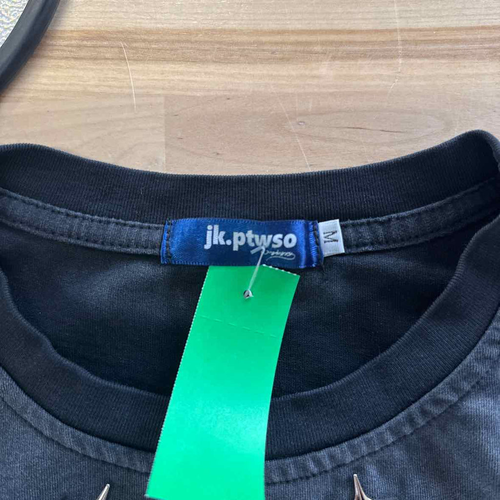 JK.Ptwso Size M Black Preloved MENS T-shirt