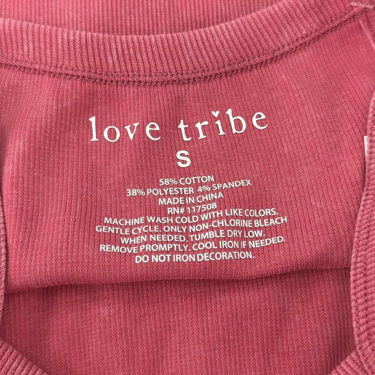 Love Tribe Size S Take Me to the Ranch Graphic Tank Top