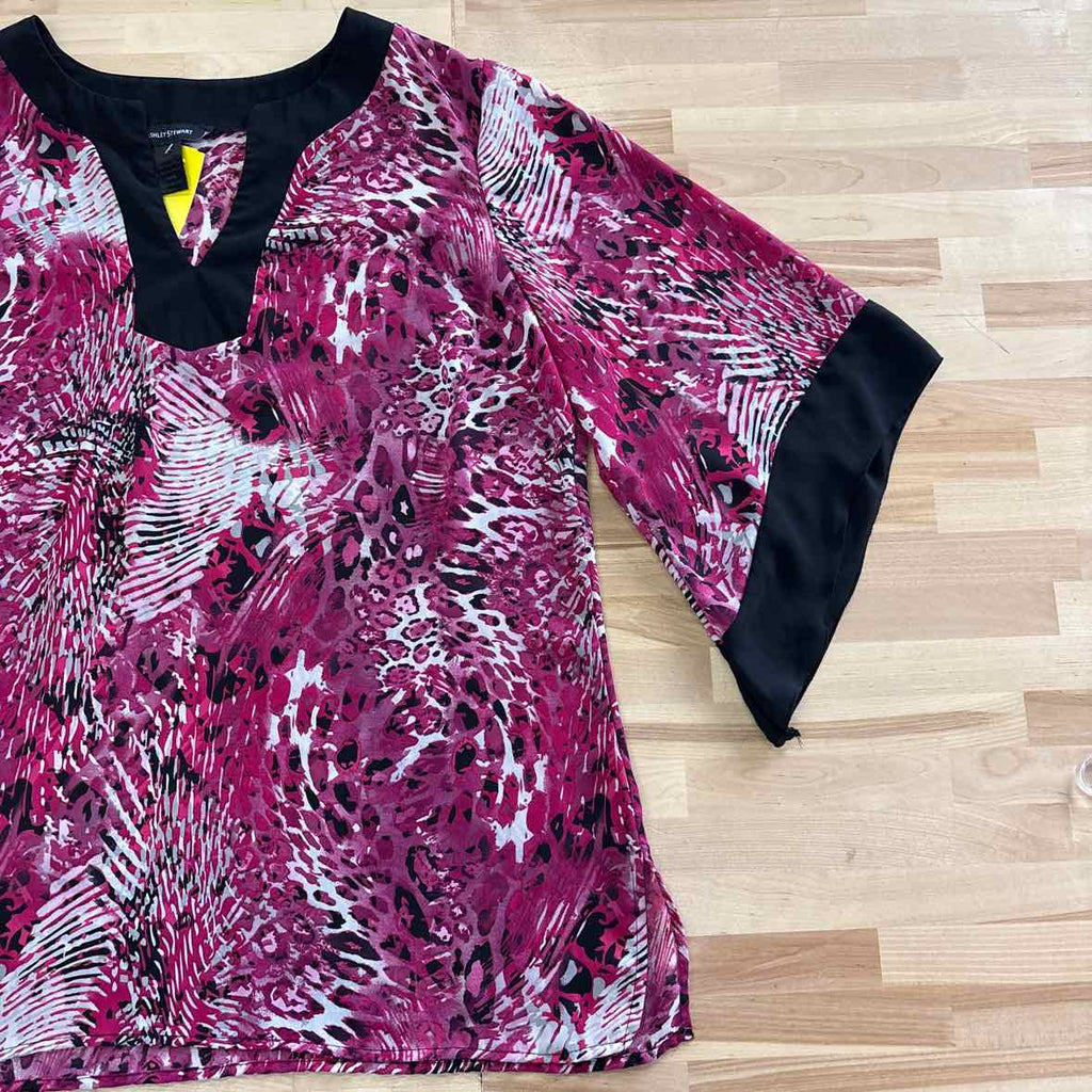 Ashley Stewart Size 14 Pink Blouse