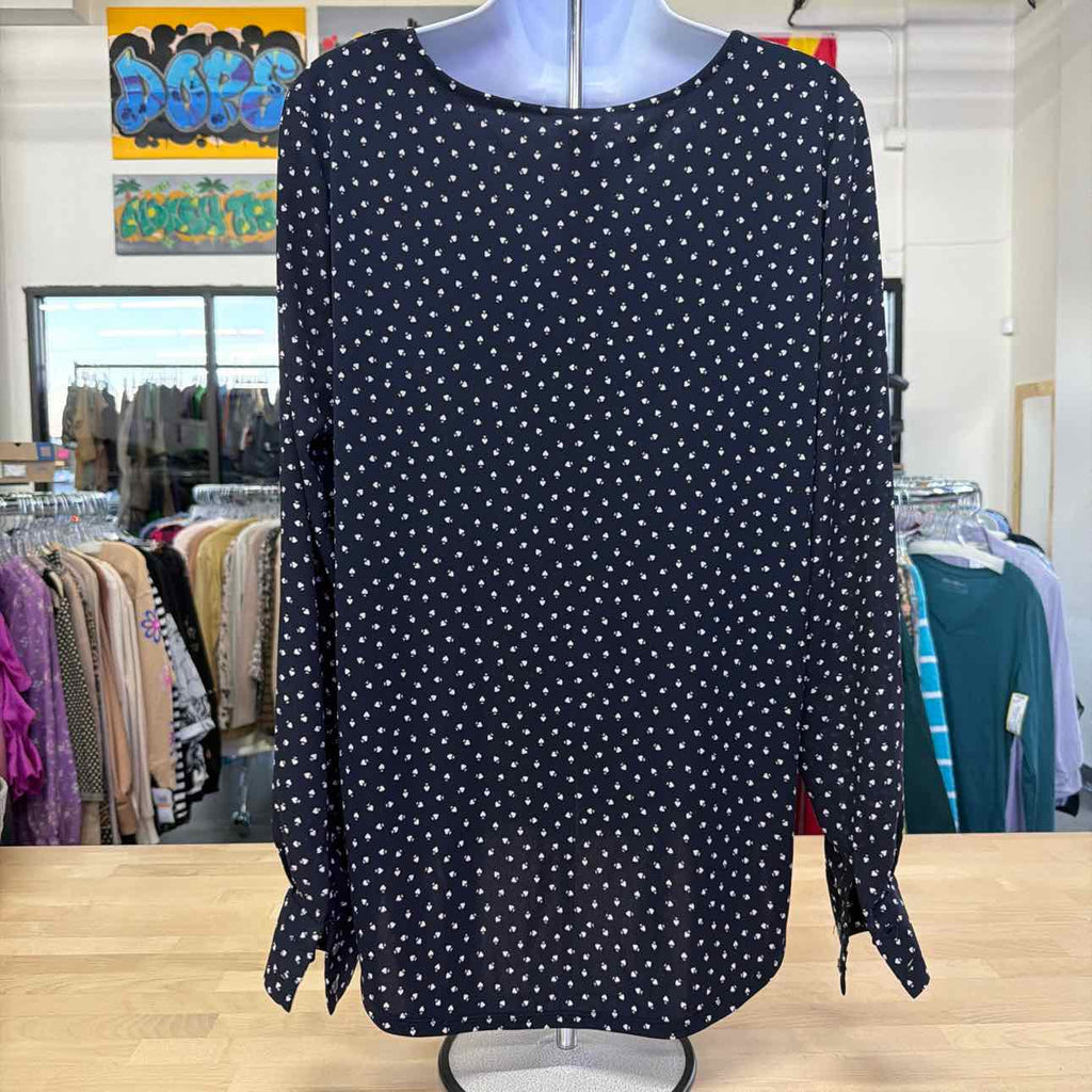 Ann Taylor Size M Blue Preloved Blouse