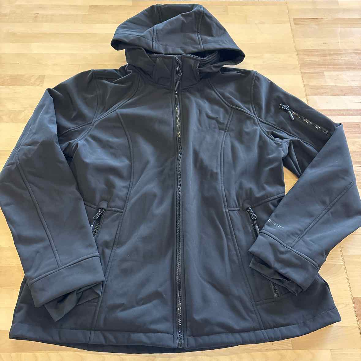 Free Country Size L Black Jacket