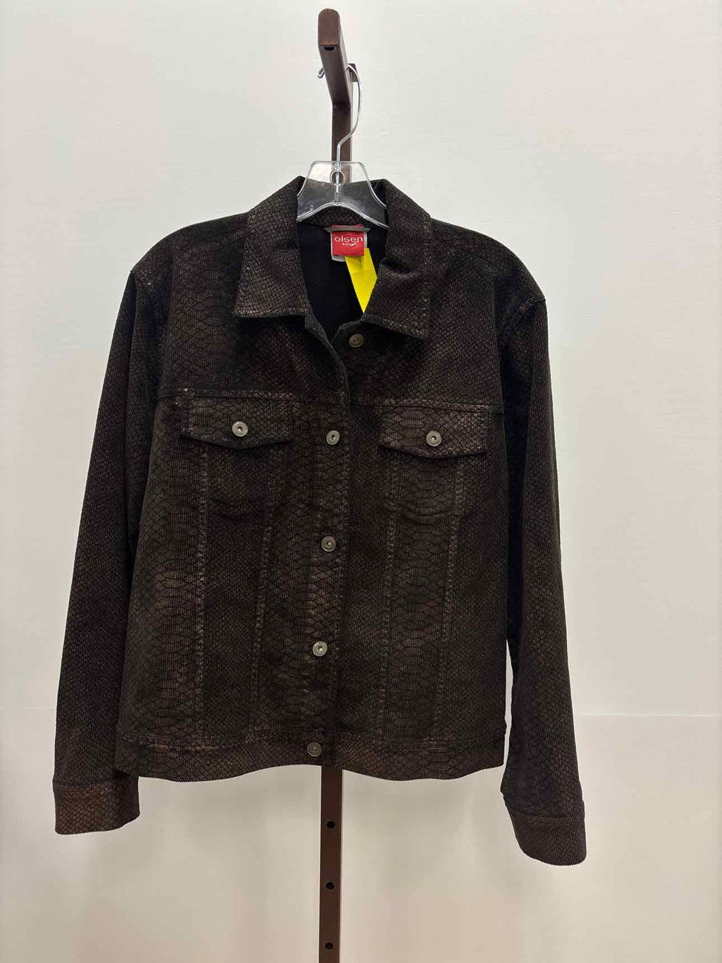 Olsen Size M Brown Vintage Jacket