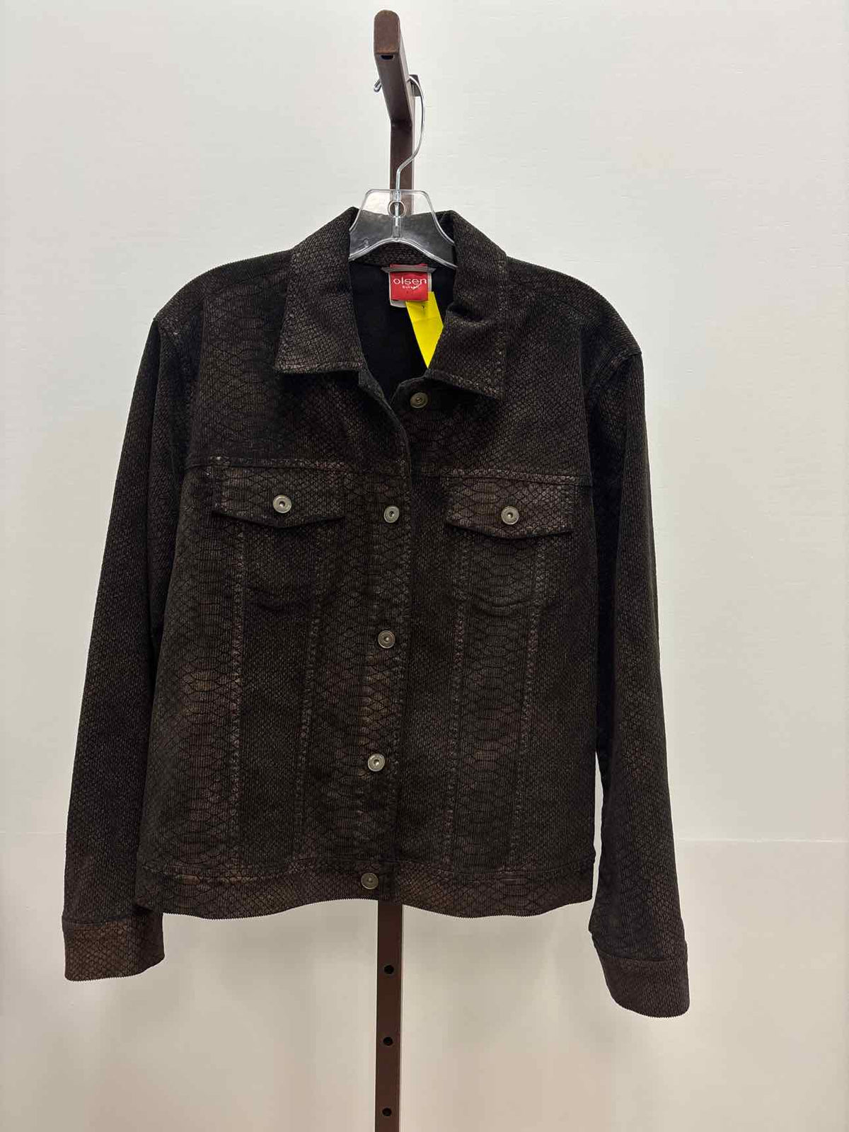 Olsen Size M Brown Vintage Jacket