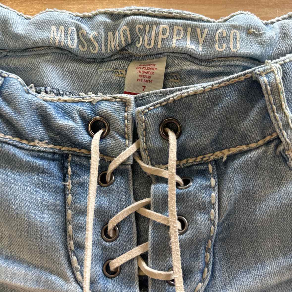 mossimo Size 7 Blue Shorts