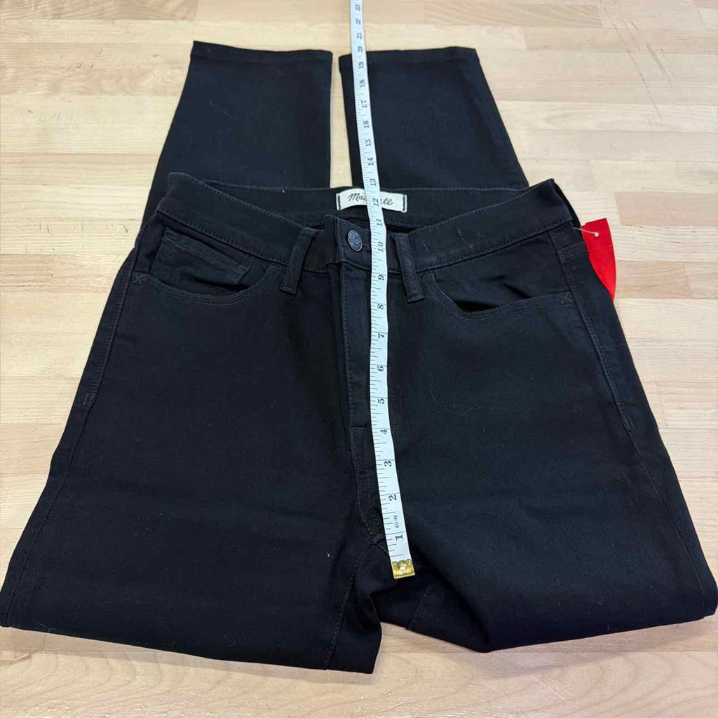 Madewell Size 28 Black Denim Preloved Pants