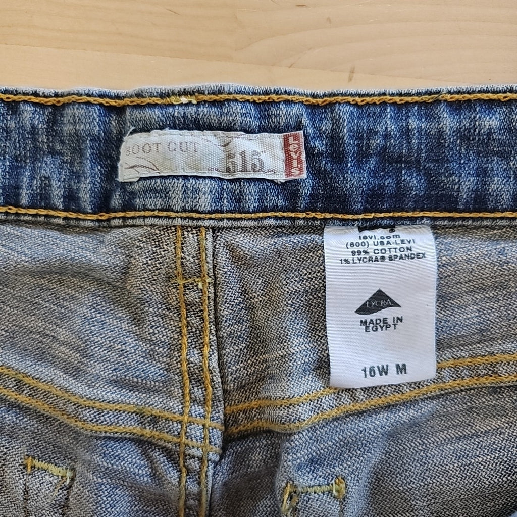Levi's Size 16 Blue Denim Preloved Jeans