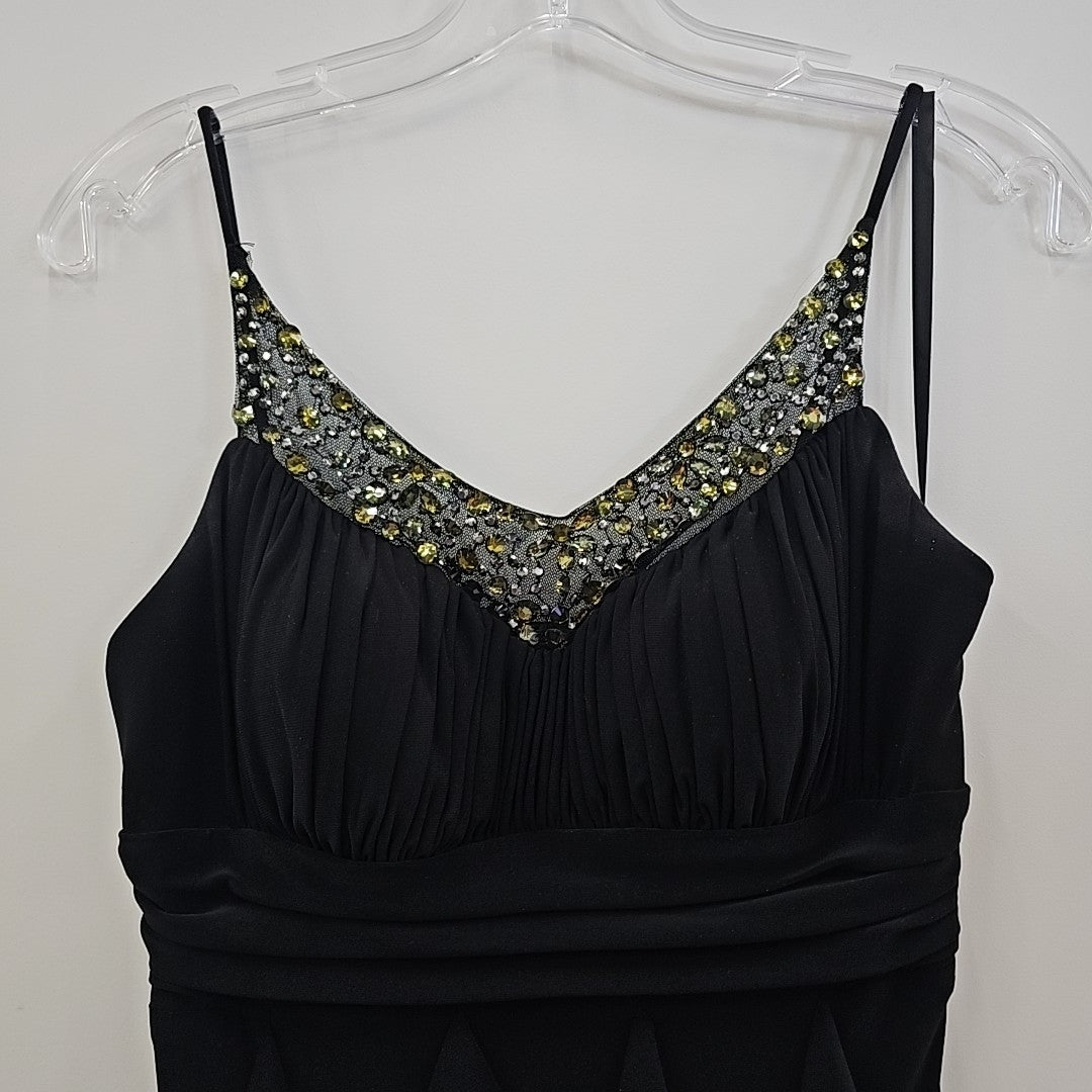 Betsy & Adam Size 4 Black Preloved Dress