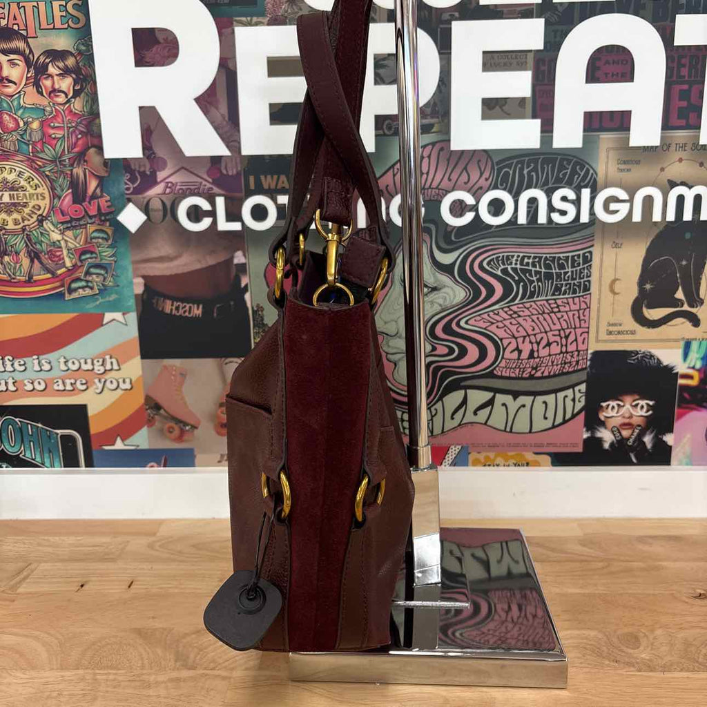 Fossil Maroon Handbag