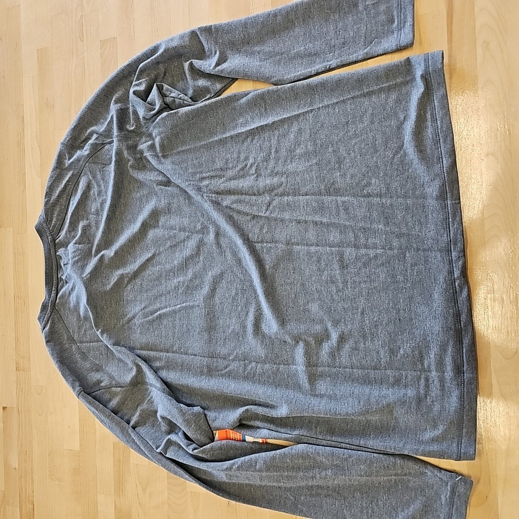 Bass Outdoor Size XL Gray MENS Long Sleeve Shirt