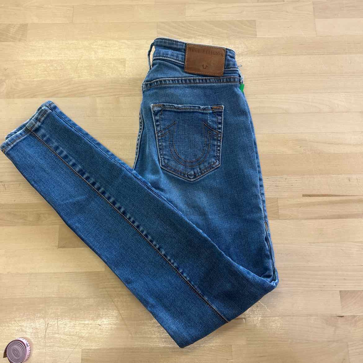 True Religion Size 24 Blue Denim Preloved Jeans