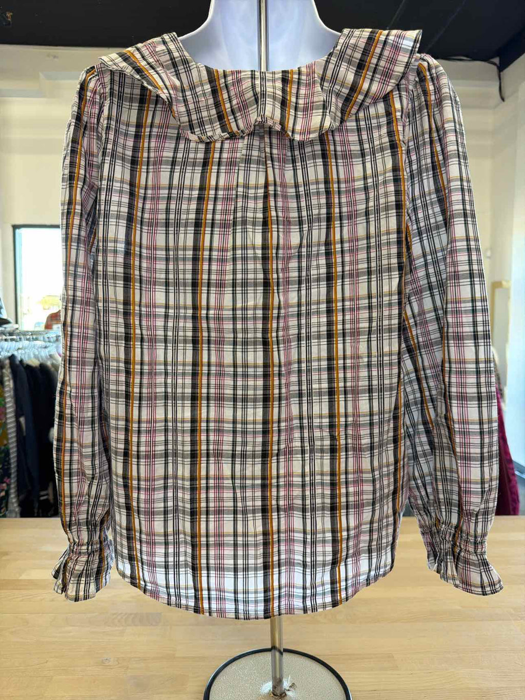 Loft Size M Multi - Fall Button Down Shirt