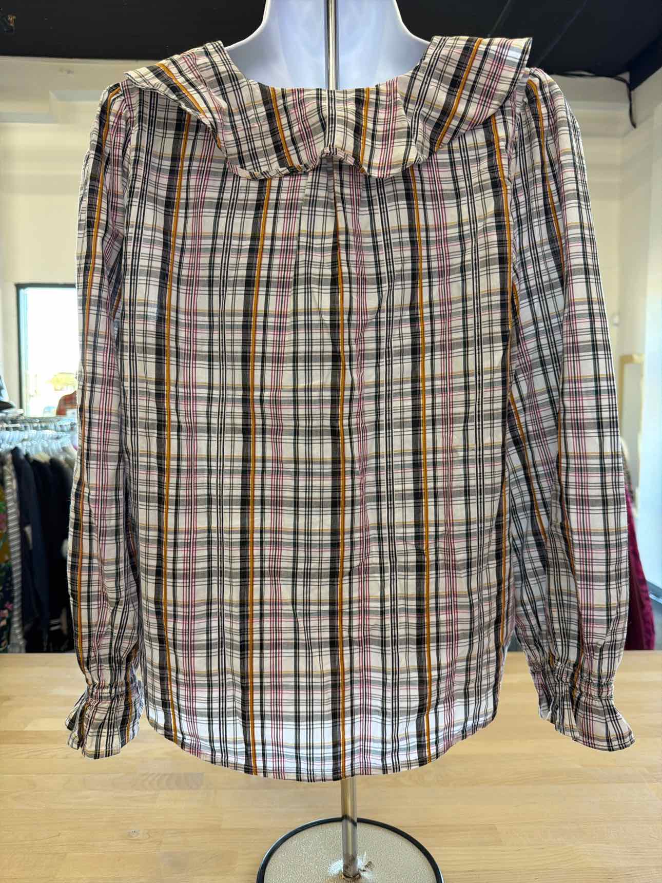 Loft Size M Multi - Fall Button Down Shirt