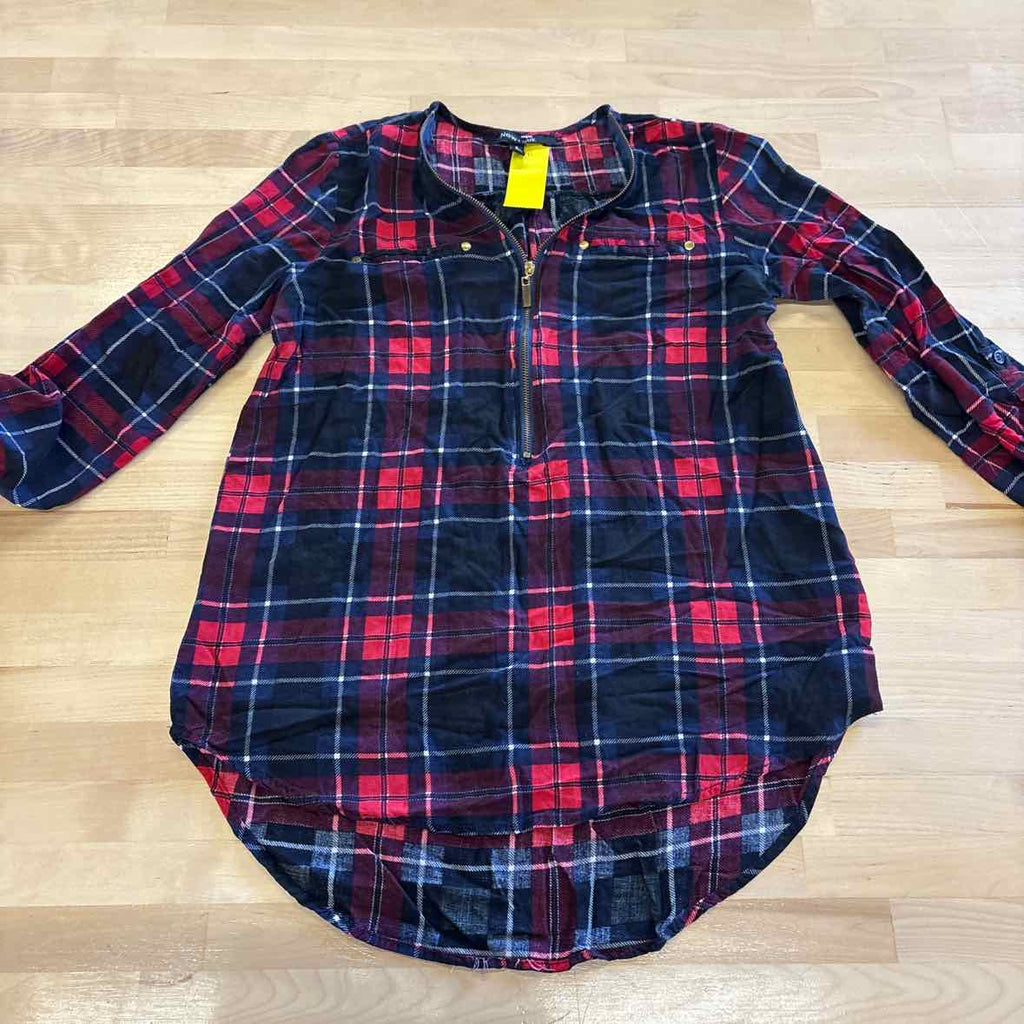 New Look Size S Red & black flannel
