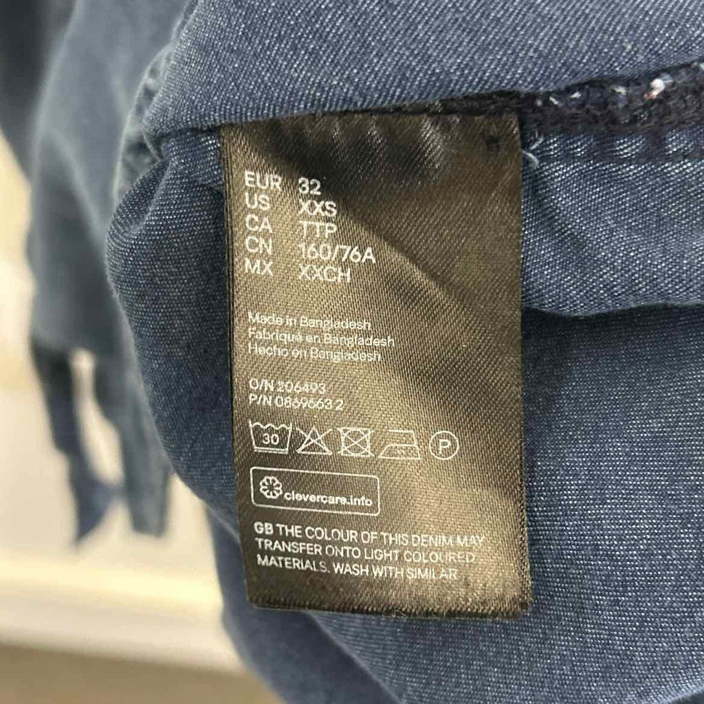 H&M Size XXS Navy Preloved Dress