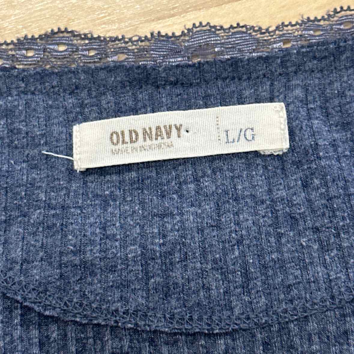 Old Navy Size L Blue Long Sleeve