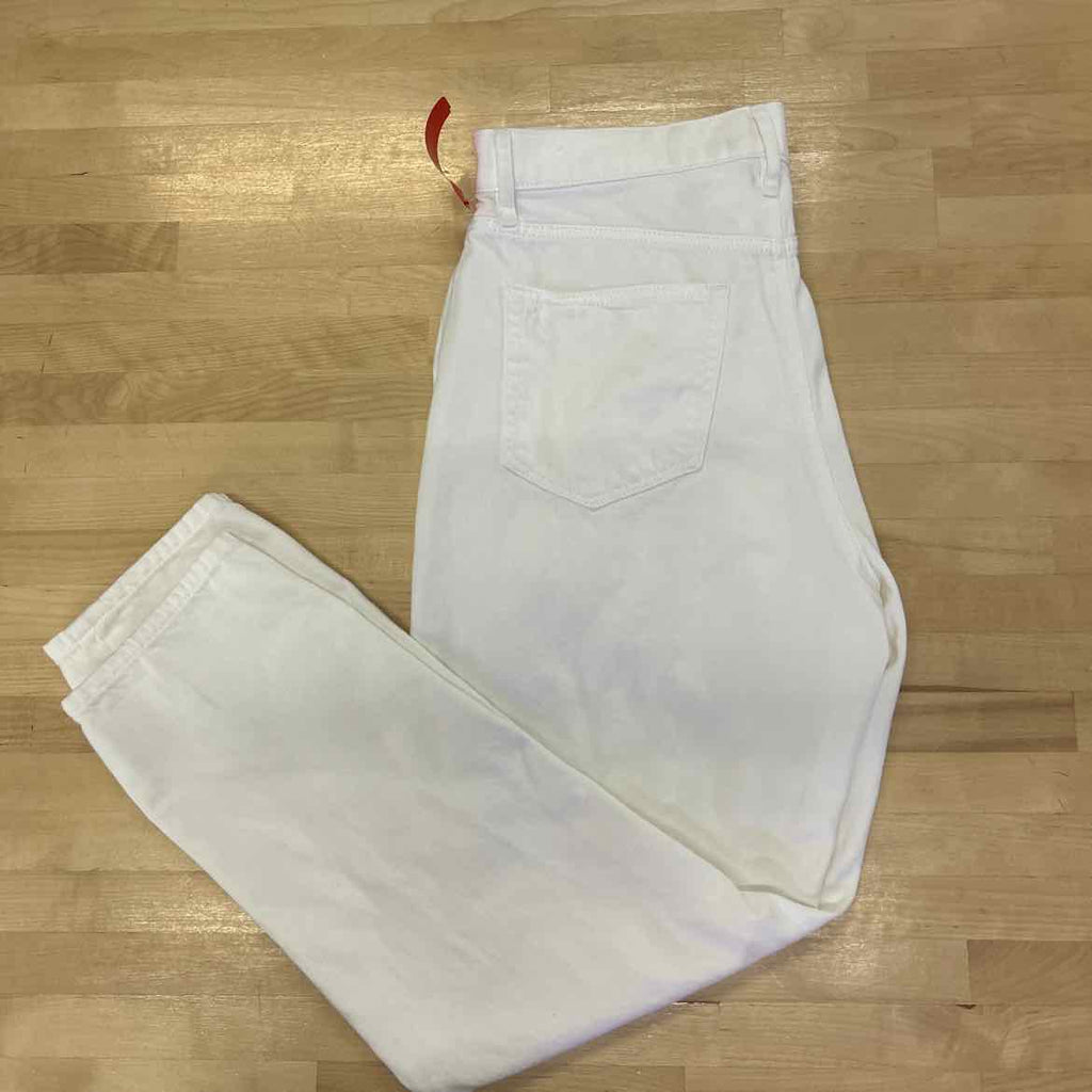 Loft Size 8 White Preloved Pants