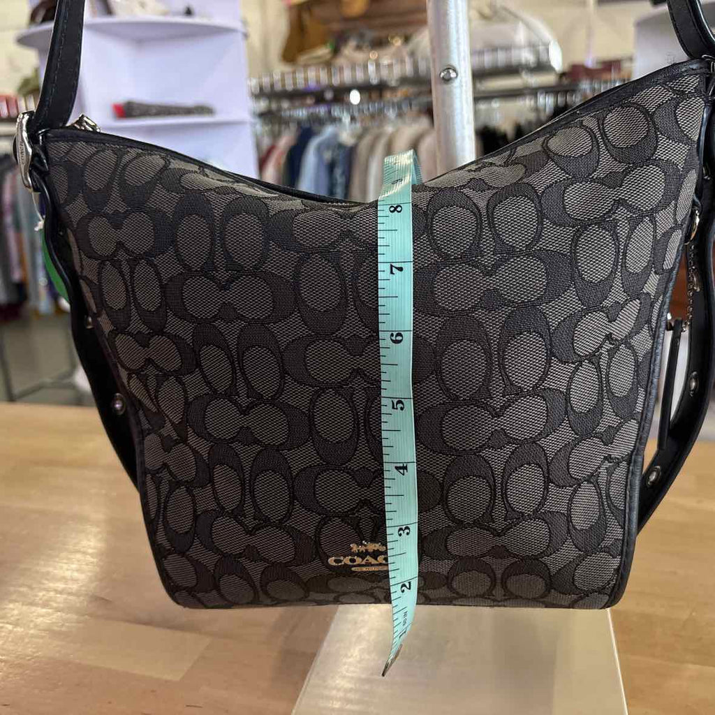 Coach Black/Gray Crossbody
