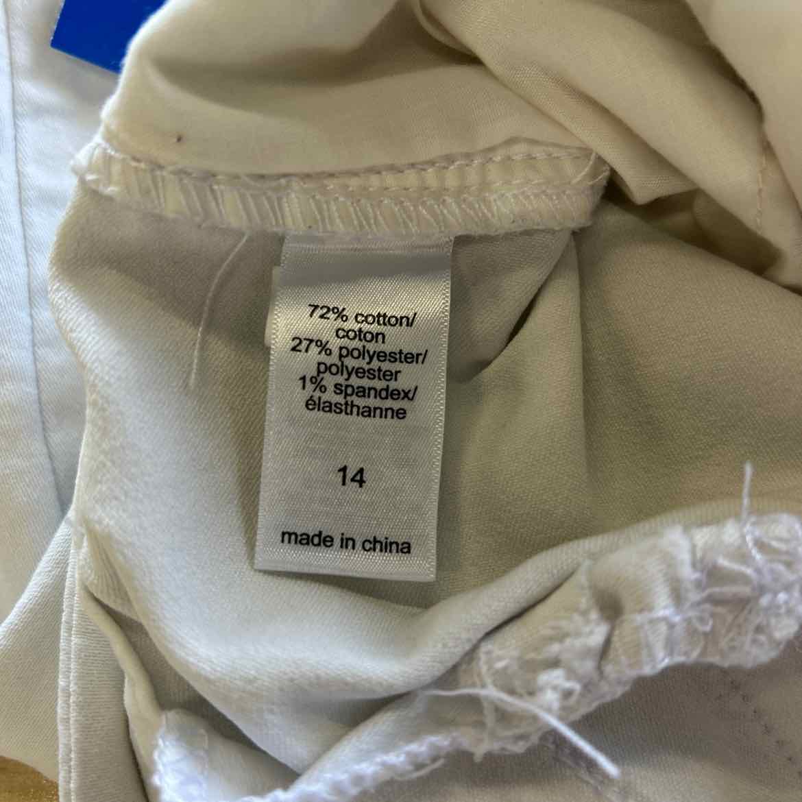 Maurices Size 14 White Pants