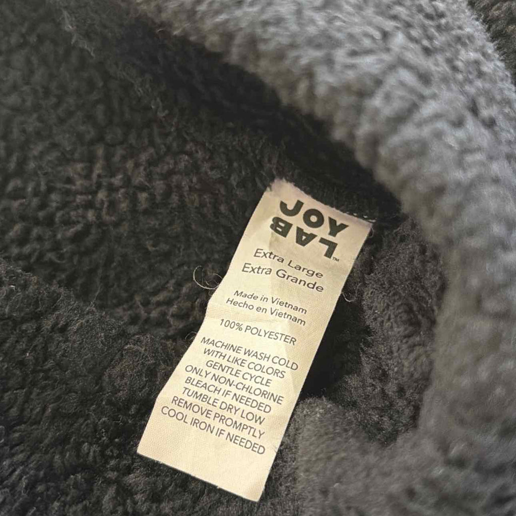 Joy Lab Size XL Black Polyester Preloved Pullover