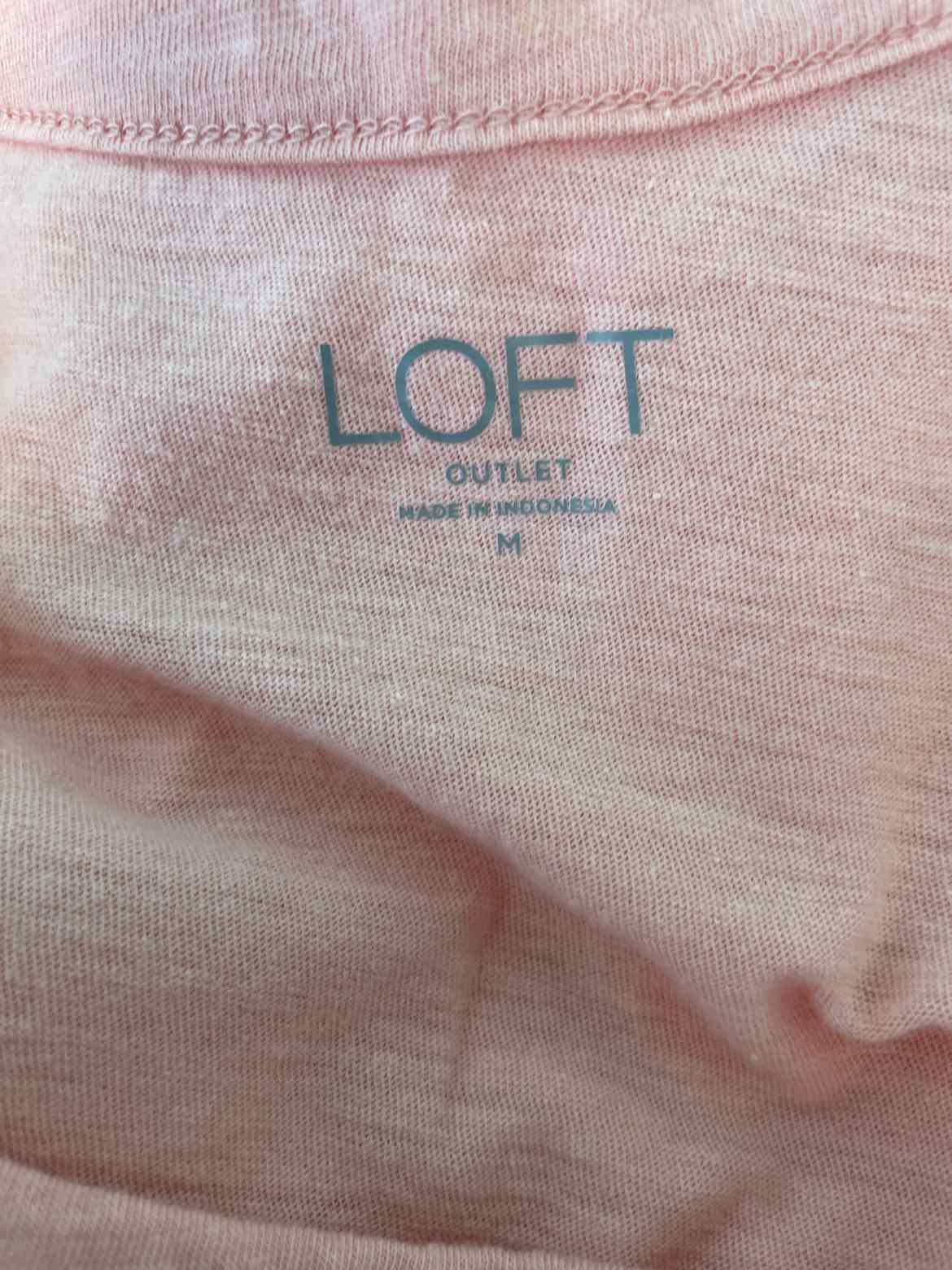 Loft Size M Peach Tank