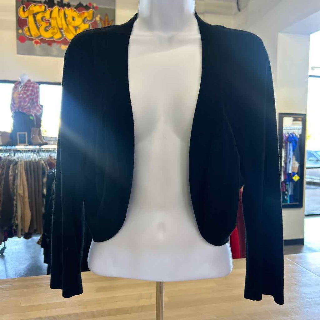 Jessica H Size M Black Cardigan