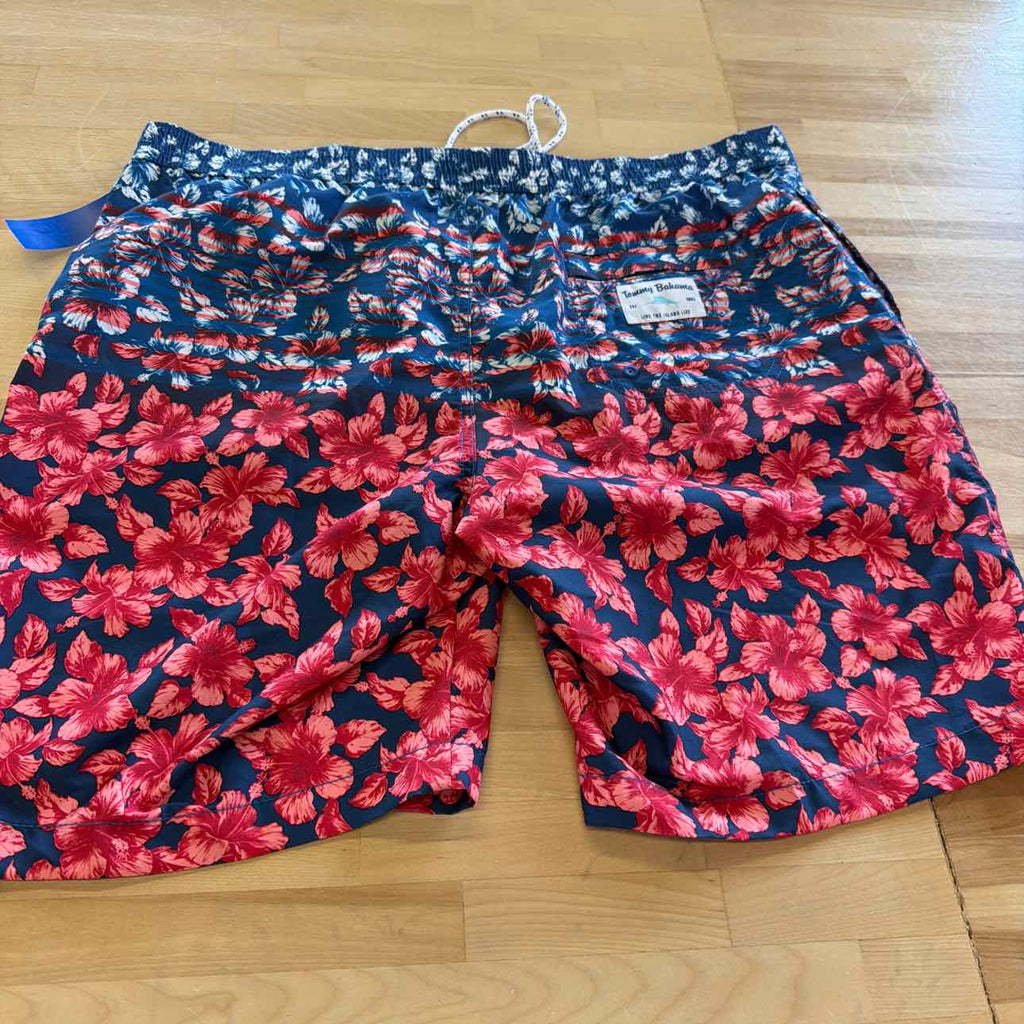 Tommy Bahama Size XL Blue Red MENS Swimwear