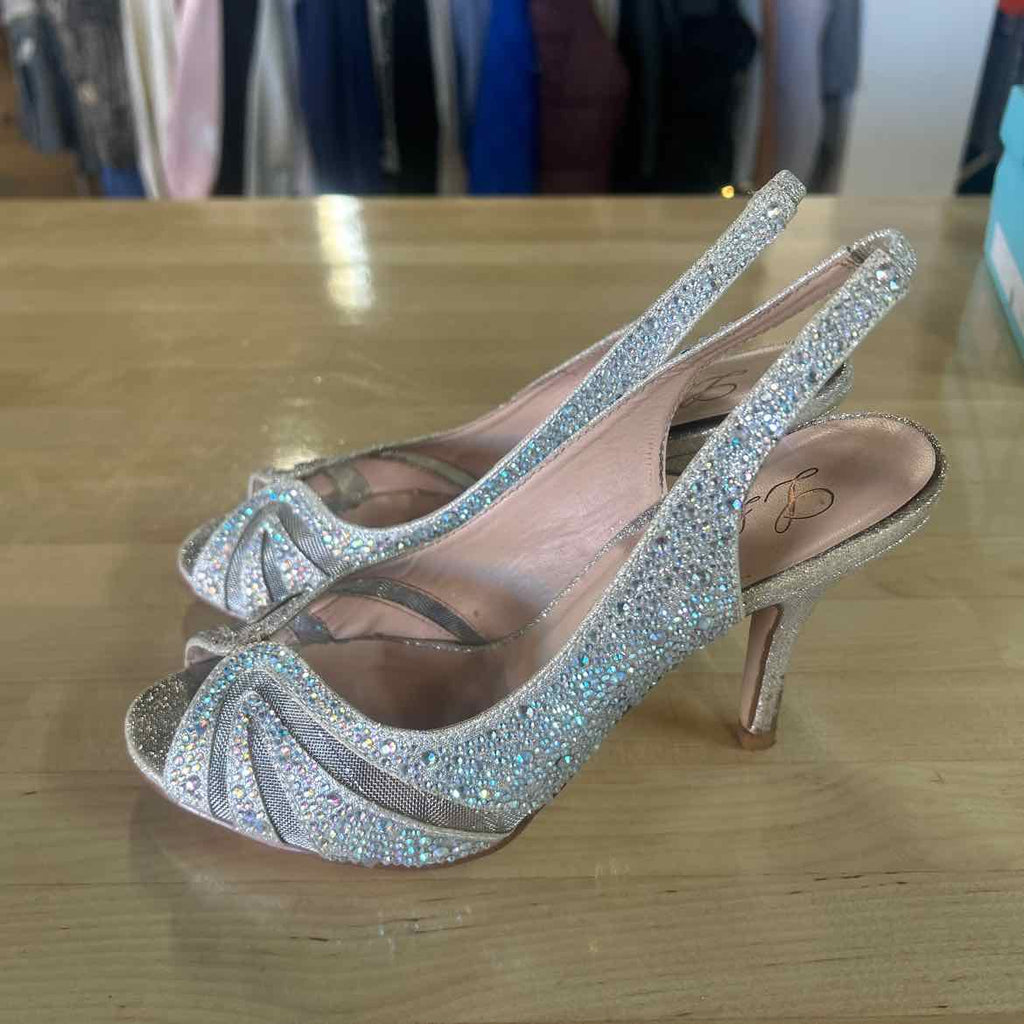 Lorraine Size 6.5 Silver Preloved Heels