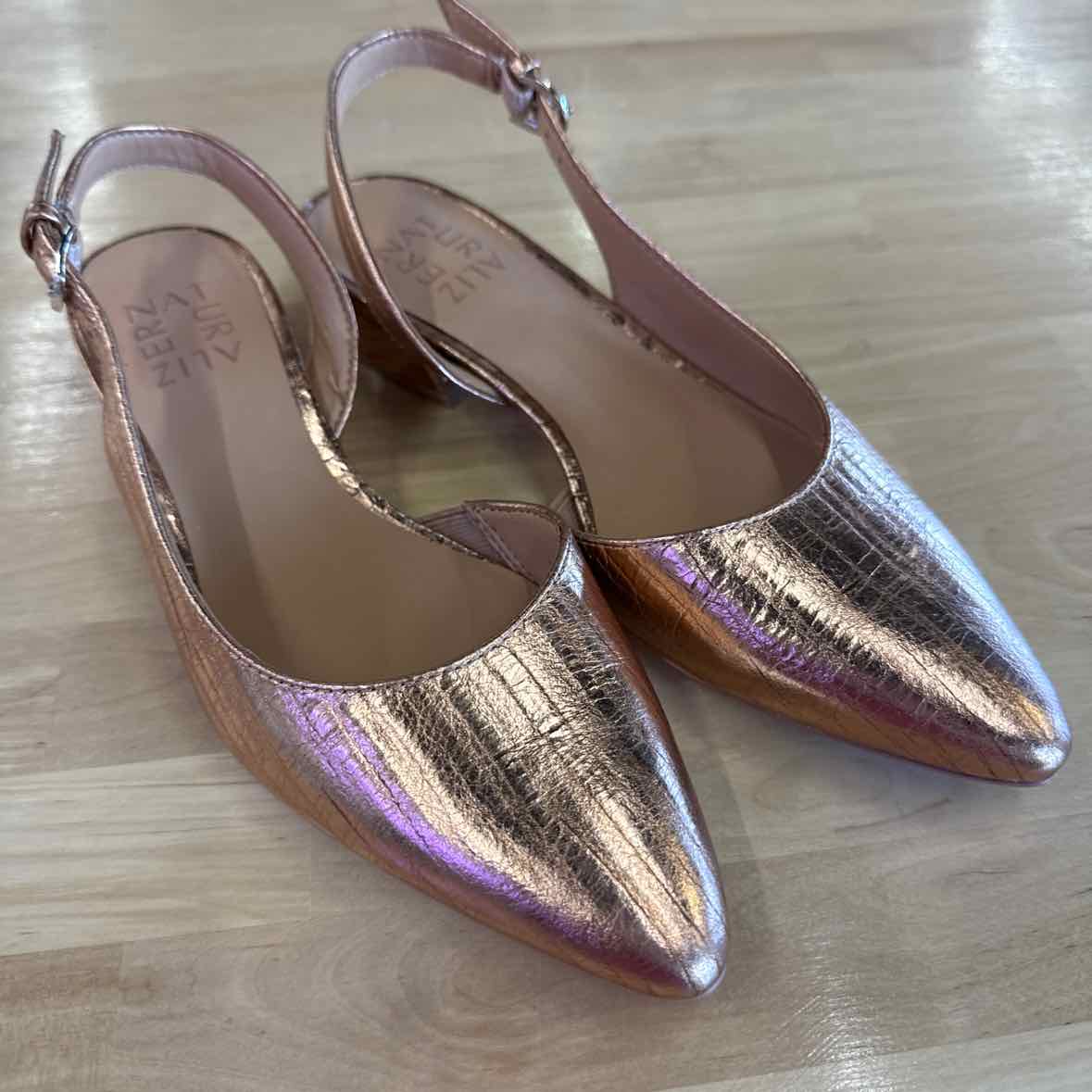 Naturalizer Size 5 Copper Preloved Slingbacks
