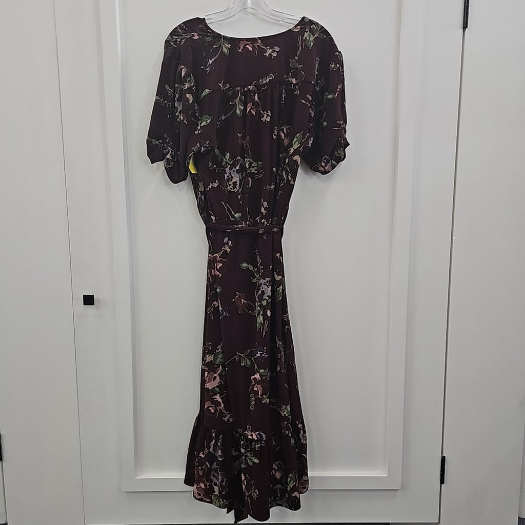 Ralph Lauren Size 18 Burgundy Dress