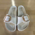 Birkenstock Size 7.5/8 White Preloved Sandals