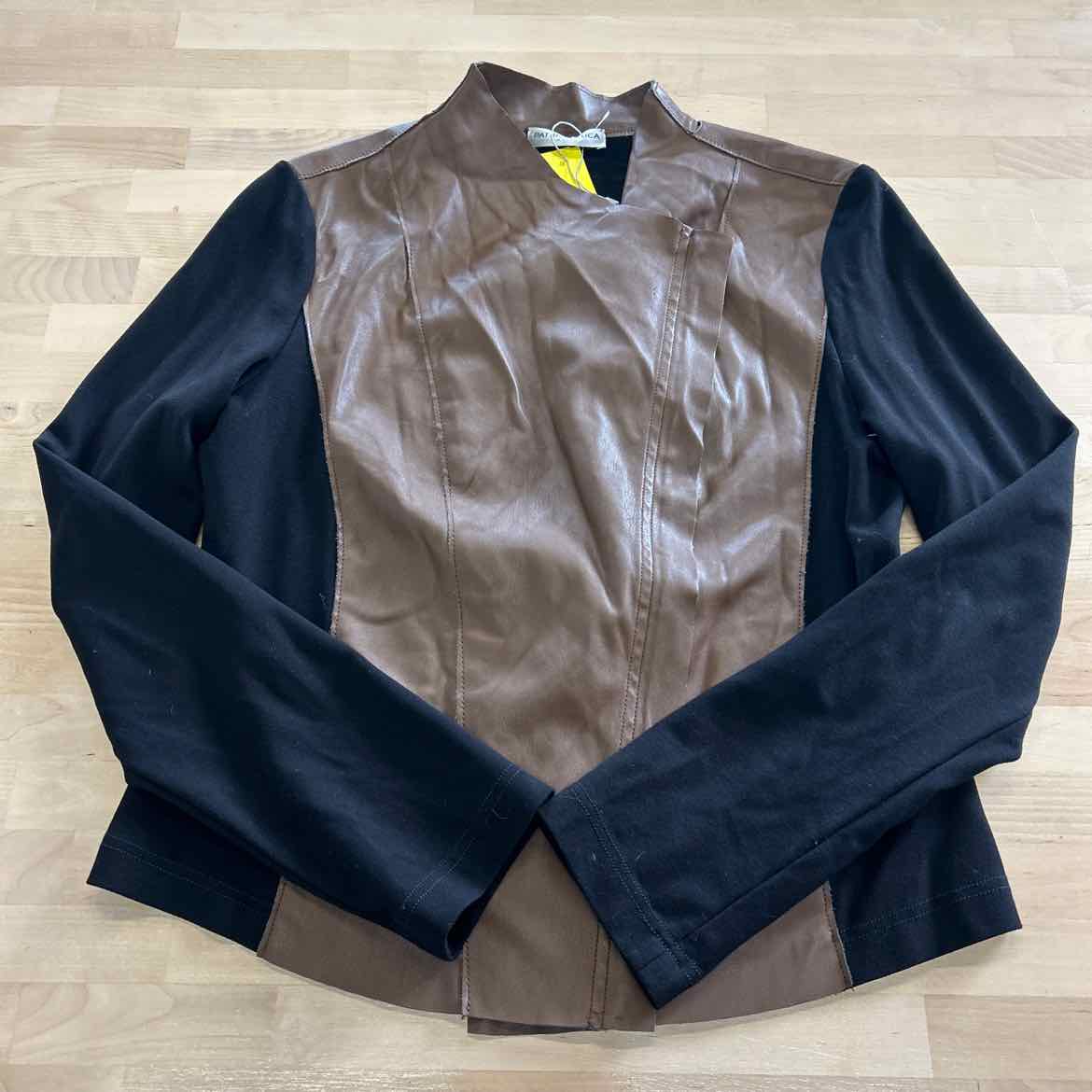 Patrizia  Luca Size M Brown/Black Jacket