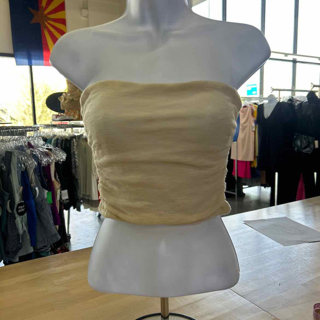 Free People Size XS Off White Preloved Tube