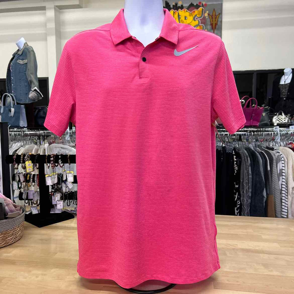Nike Size M Pink Tiger Woods Polo
