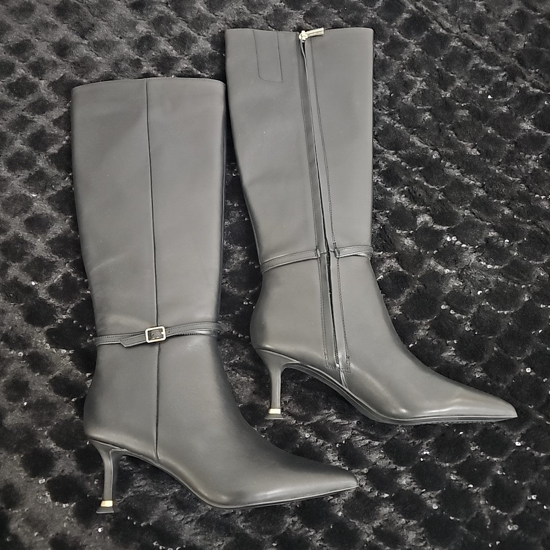 Kenneth Cole Shoe Size 6 Black Leather Bootie NWT