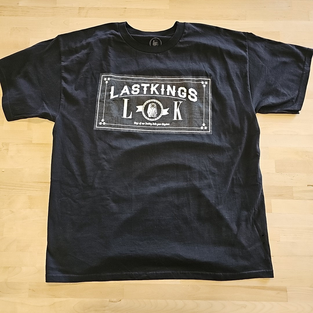 Last Kings Size XL Black MENS T-shirt