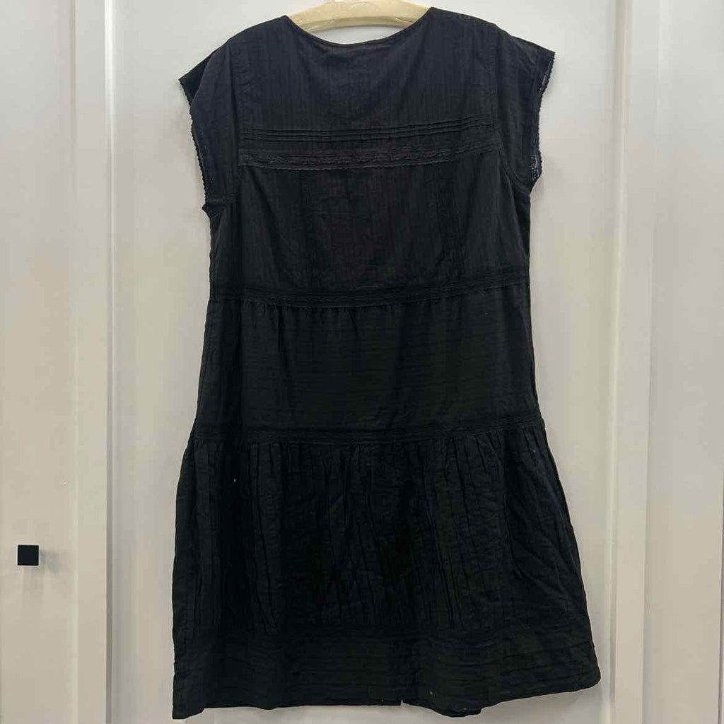 Lucky Brand Women's Cotton Button-Front Lace Mini Dress - Meteorite