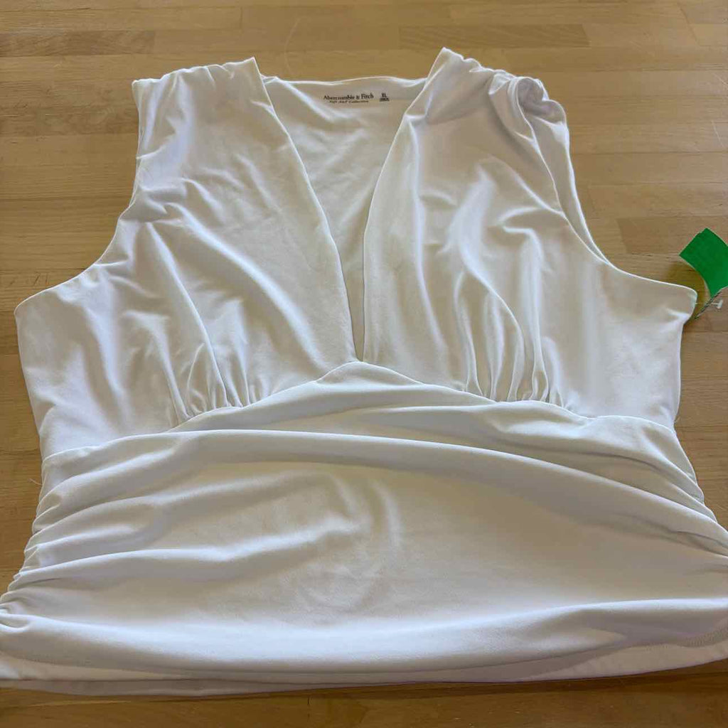 Abercrombie Size XL White Sleeveless