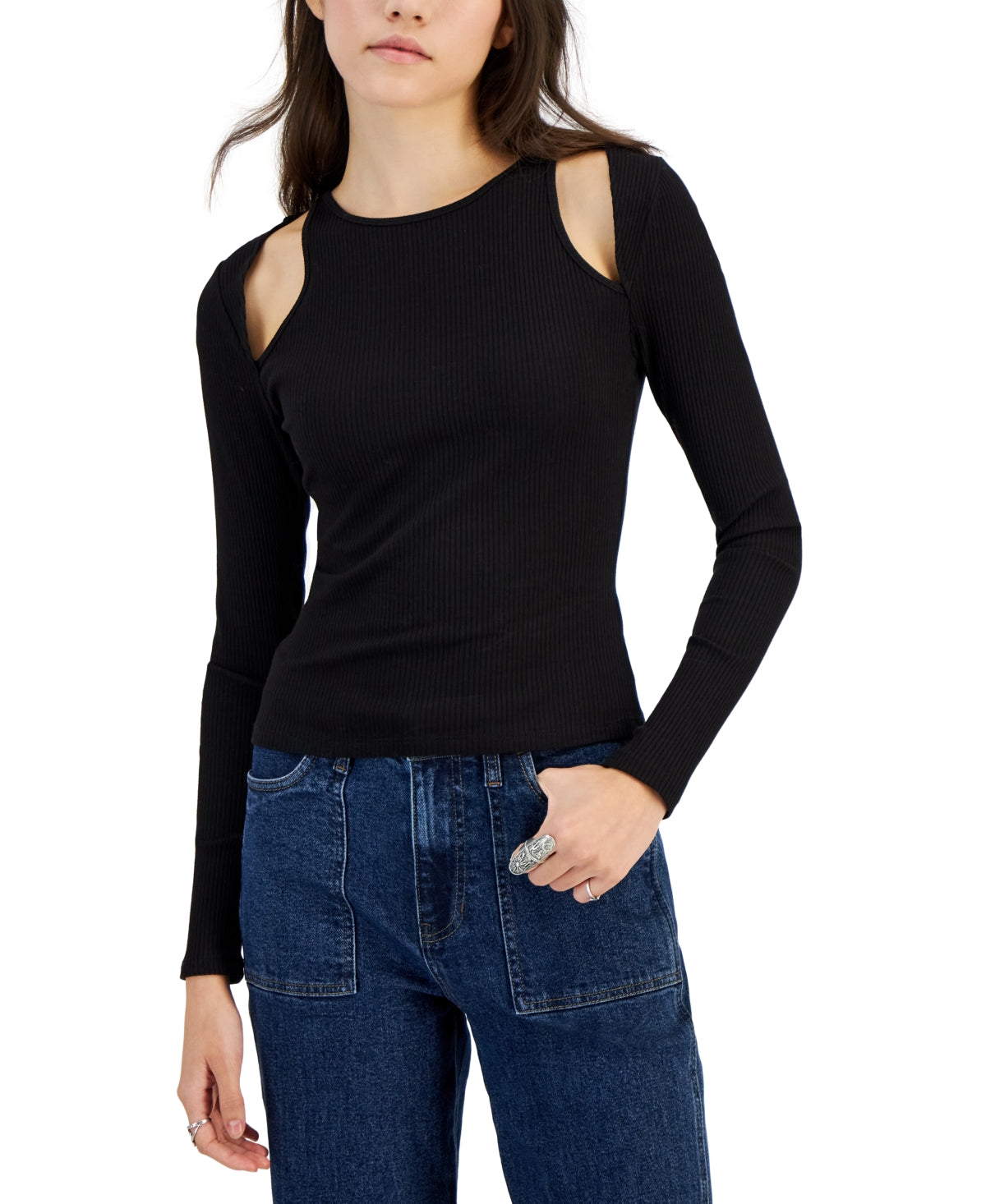Almost Famous Size XL Black Long Sleeve