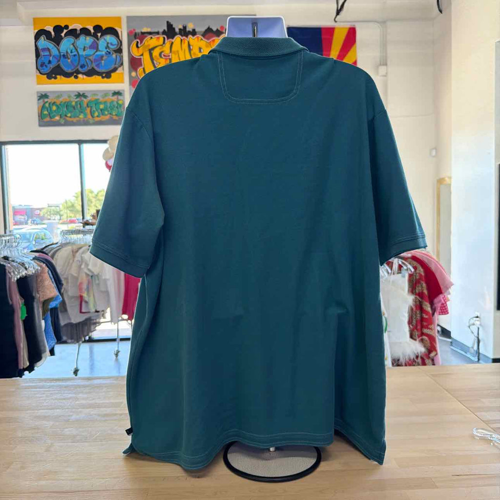 Tommy Bahama Size XXL Green Preloved MENS Polo
