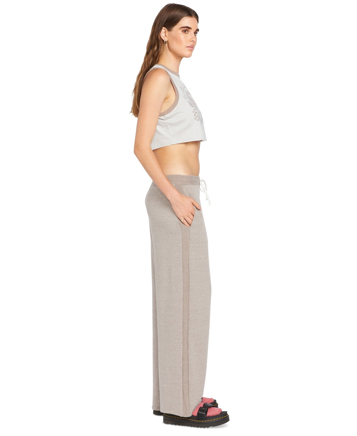 Volcom Juniors' Lil Frenchie Pull-on Drawstring Sweatpants