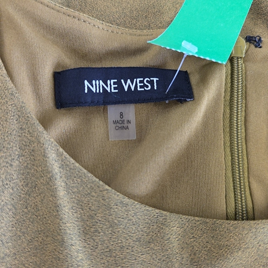 Nine West Size 8 Green Preloved Dress