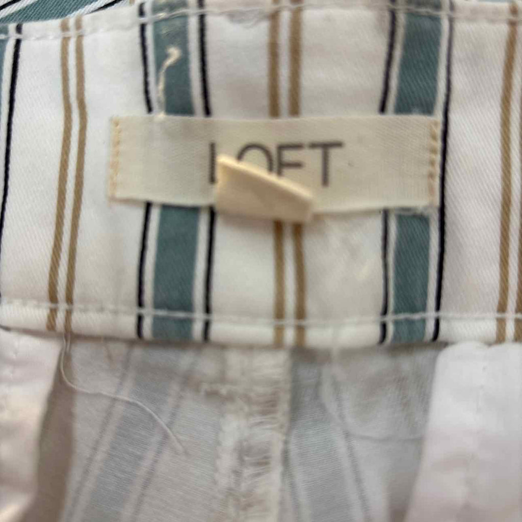 Loft Size 10 Blue White Preloved Pants