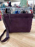 SAK Purple Melrose Leather Crossbody Preloved Handbag