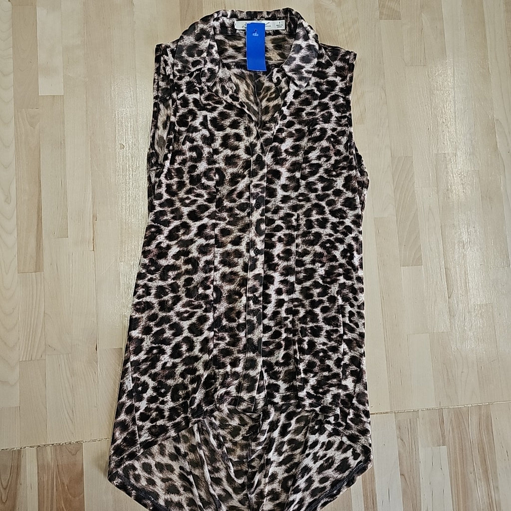 Liberty Love Size S Brown Sleeveless