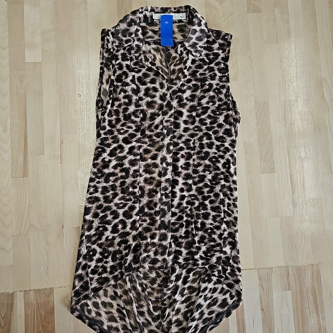 Liberty Love Size S Brown Sleeveless