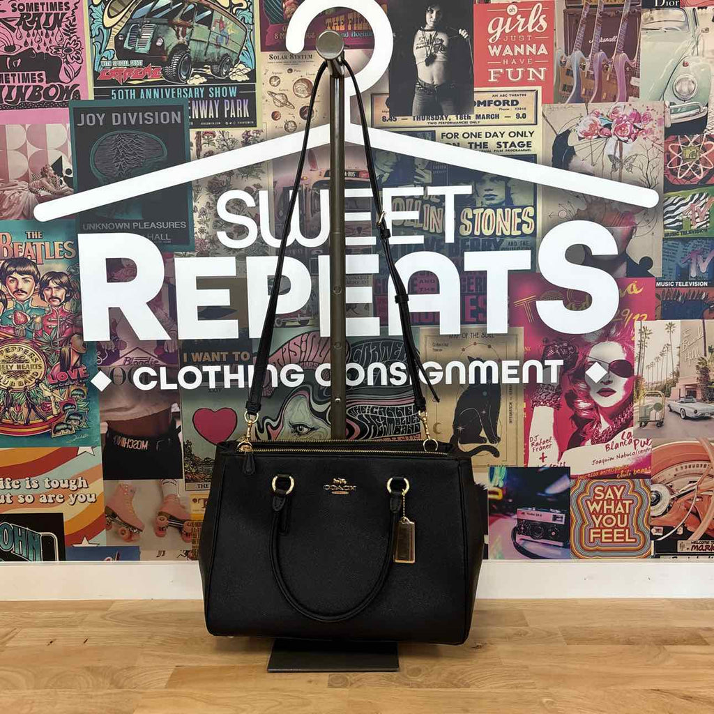 Coach Black satchel Purse