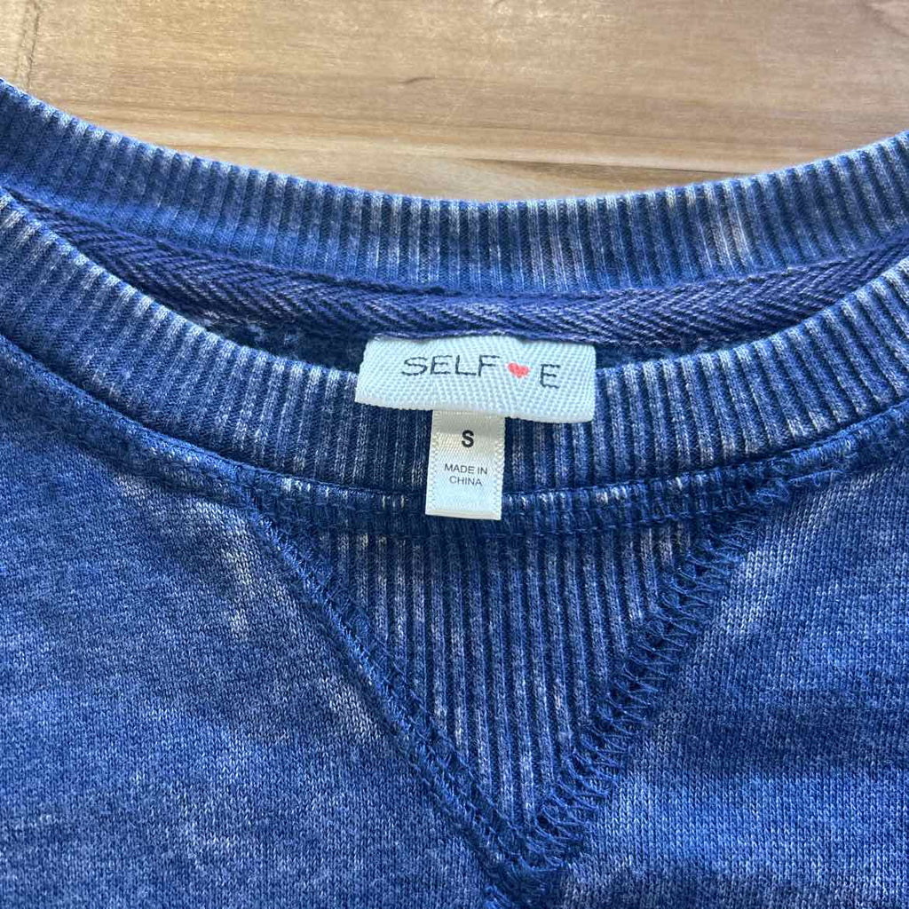 Self E Size S Blue Sweatshirt