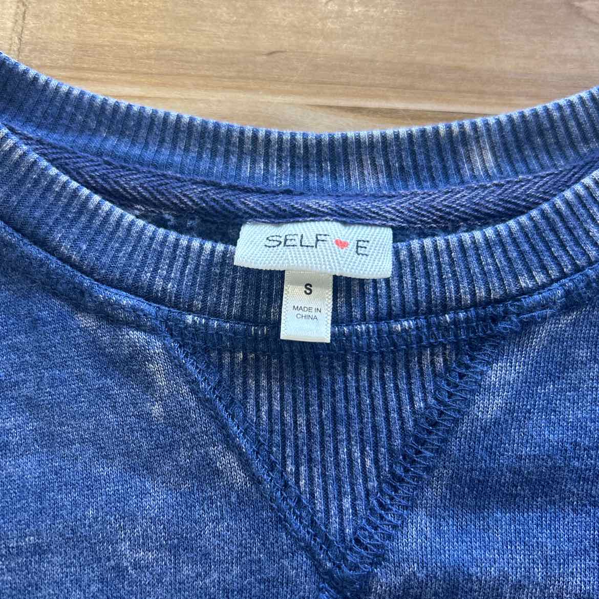 Self E Size S Blue Sweatshirt
