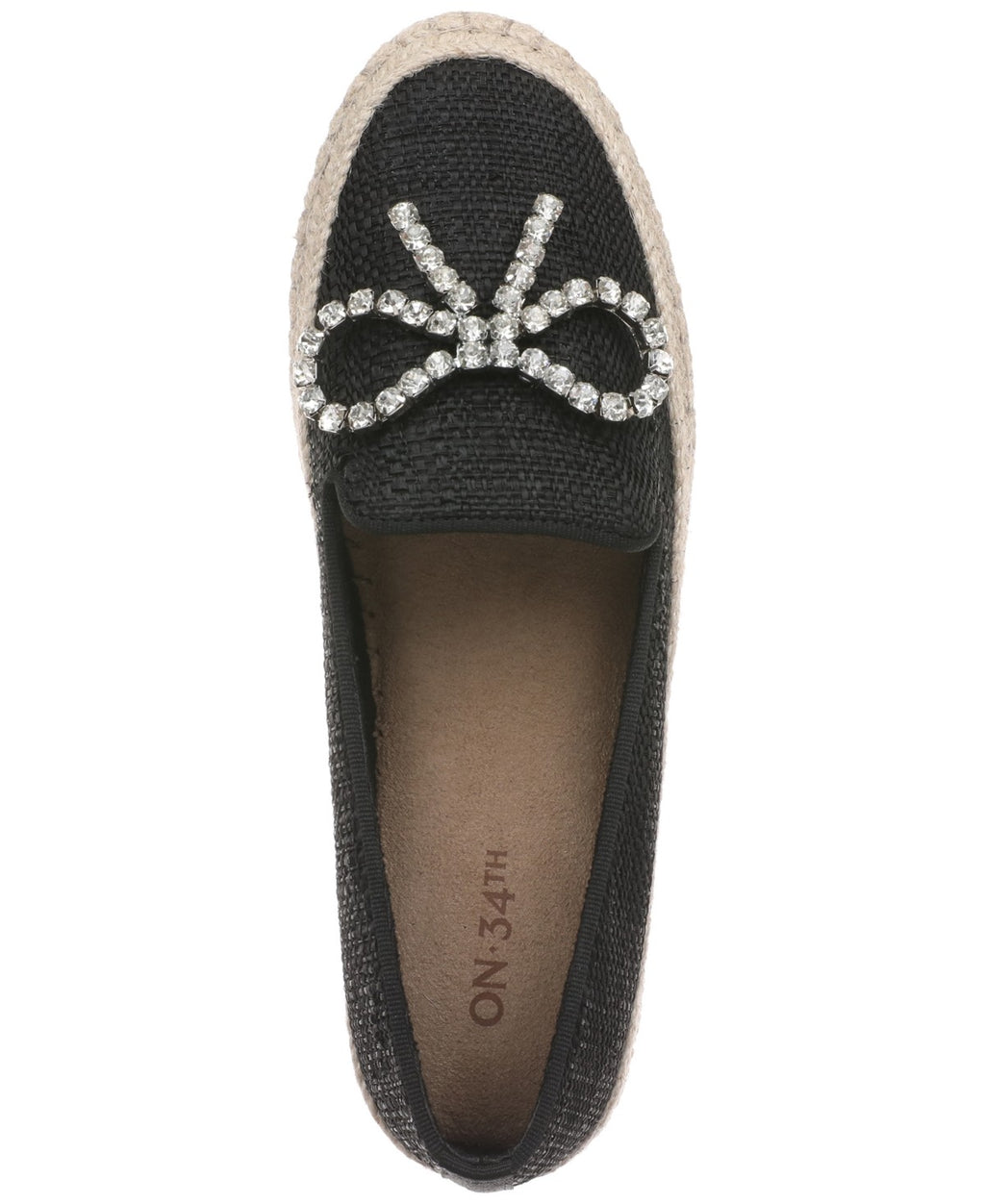 On 34th Women's Jaylaa Espadrille Flats, Exclusively at Macy's - Black